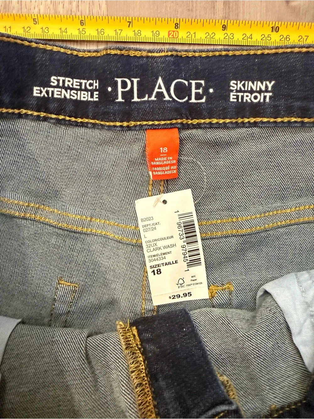 The Children's Place Indigo Blue Slim Jeans